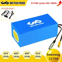 48 V 52 V Samsung Escooters EBIKE BATTERIES 21AH 31.5AH Super Range PVC PAKAT BAMATÓW ELEKTRYCZNYCH 500 W 750W 1000W 1500 W 1500 W