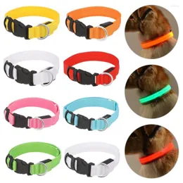 Hundehalsbänder, verstellbares LED-Halsband, leuchtende Anti-Verlust-Nachtsicherheit, leuchtende blinkende Halskette für kleine/mittlere/große Hunde und Katzen