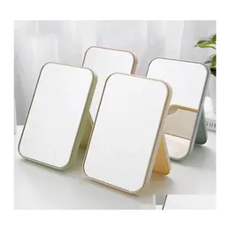 Altro Home Garden Hd Make Up Mirror Desktop Colorf Single Sided Large Makeup Women Travel Folding Portable Square Cosmetic Princes Dhvks