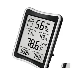 Instrumenty temperatury cyfrowe środowisko LCD termometr higometr wilgotność miernik dużych termometrów gospodarstw domowych SN i dbc d dhehm