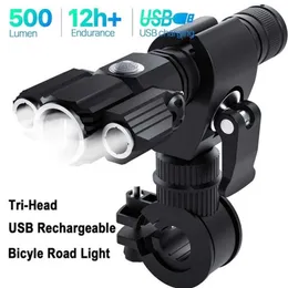 Lights Light Front 1000 Lumen USB Rechargeable Lantern MTB Road Mountain Bike Lamp Cycling Flashlight Bicycle Accessories 0202