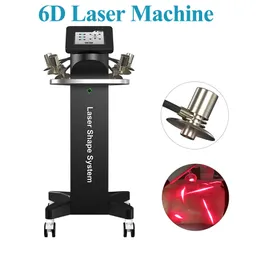 6D Lazer Şekli Makine Yağ İndirgeme Yağ Yanan Vücut Konturlama Zayıflama Güzellik Ekipmanları