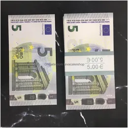 Outros suprimentos de festa festiva prop dinheiro brinquedos reino unido euro dólar libras gbp britânico 10 20 50 notas falsas comemorativas brinquedo para crianças chri dhunm791x