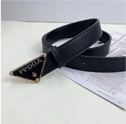 Cinturón de hombre clásico cinturón de diseñador femenino triángulo hebilla de metal cuero cuero ancho 3.6Cm moda casual