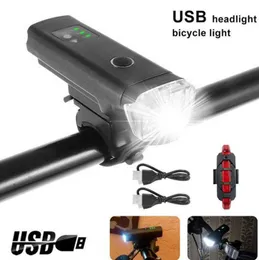Luzes 2021 Novo Indução Smart Indução Luz Frente LED USB LED FARECLE ANTI-GLARE IPX5 4 MODOS Lâmpada 1500mAh Lanterna para bicicleta 0202