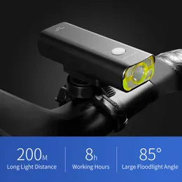 S Bike V9C 800 LUMENS ŚWIATŁA PRZEDNIE LEFTLIGHTLIGHT AKCESORIA Rowerowe 5 Tryb lampa USB ładowanie 0202