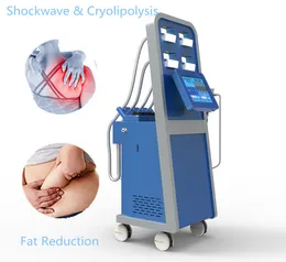 Pneumatic Shockwave Shock Wave Therapy Pain Relief Physiotherapy Cool Pads Criolipolysis Fat Freezing Cellulite Reduction Slimming Machine