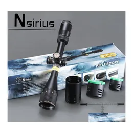 Jaktomf￥ng nsirius taktisk 414x44 ao riflescope optisk sikt florlek mil dot r￶d gr￶n lluminat gev￤r omf￥ng droppleverans sp DH81x