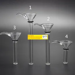 4 Größen Stem Slider Funnel Stylesimple Downstem Bowl für Wasserpfeife Bong Oil Rig 500 Stück DHL Free