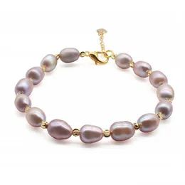 Bracelete natural de arroz de ￡gua doce de ￡gua doce