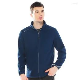 Herrjackor stil utomhus fleece kvinnors höst- och vintertröja sport cardigan grundläggande enkla liner plus jacka män