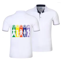 Polo da uomo 2023 Polo da uomo e da donna Casual in cotone Logo personalizzato Coppia manica corta Mulitcolor Top Drop