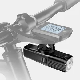 s 800 Lumen Faro per bicicletta Manubrio per bici MTB Rode Lampada da ciclismo USB ricaricabile Luce anteriore IPX6 Impermeabile 0202