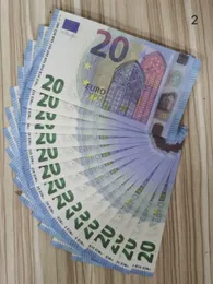 Paper Play La maggior parte della collezione Realistic Bank Movie Prop nightclub Money Euros Copy ANFNP Note per 20 false business nimjj