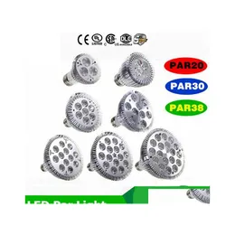 LED -gl￶dlampor Dimble BB PAR38 PAR30 PAR20 9W 10W 14W 18W 24W 30W E27 PAR 20 30 38 Belysning Spot Lamp Light Downlight Drop Delivery Ligh DH8JS