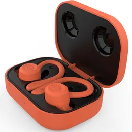 MS-T20 TWS Bluetooth V5.0 Ear Hook H￶rlurar 3D Stereo Sports tr￥dl￶sa h￶rlurar med dubbla mic-samtal Touch Control ￶ronsn￤ckor