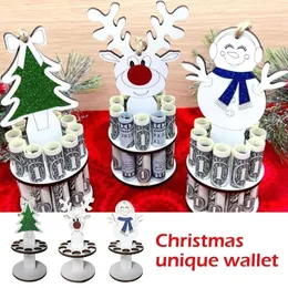 Christmas Decorations 1pc Unique Money Holder Ornaments For Home Party Room Decoration Day Decorative Y6u3