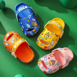 Slipper Summer Kids Shouse Boys Cartoon Pears Baby Mite для девочек анти-плюс