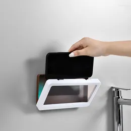 Caixas de armazenamento Caixa de telefonia à prova d'água Protecção de vedação de vedação Touch Touch Solter para celular para cozinha Organizador do banheiro de gadgets sem -sela