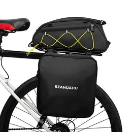 PANNIERS S 3IN1 Bike Rack Trunk Waterproof Bicycle Baksätet Cooler Cycling Cargo Bagage Pannier Shoulder Bag 0201