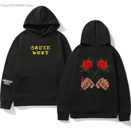 Herren Hoodies Sweatshirts American Rapper Eladio Carrion Hoodie Sauce Boyz Musik Album Print Trend Harajuku Streetwear Kapuzenpullover 230202