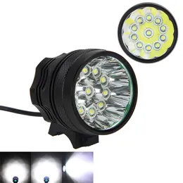 Luzes 12000lm 11x T6 LED 3 Modos Biciclo Bike Fartlight Cycling Torch Somente Lâmpada sem bateria 0202