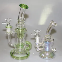 Heady Thick Glass Bongs Shishas Smoke Water Pipe Beaker Dab Rig Bong Recycler Dab Rigs