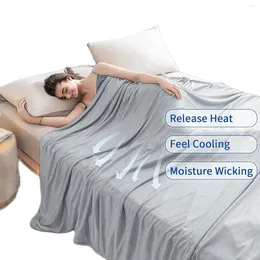 Cobertores Joy Texetile Cooling Clanta para dormir suores noturnos absorve verão leito respirável respirável adultos crianças bebês ligidades