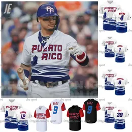 Puerto Rico 2023 WBC World Baseball Classic Baseball Jerseys 37 Jose Berrios Edwin Diaz Lugo Marcus Stroman Javier Baez carlos Correa Francisco Lindor Men Women Kids