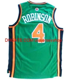 Homens jovens mulheres vintage #4 Nate Robinson Mesh Fabric Basketball Jersey Size S-4xl 5xl ou personalizado qualquer nome ou n￺mero Jersey