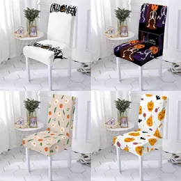 Chair Covers Festival Style Cover Stretch Chairs Halloween Pattern Home For Wedding El Stuhlbezug