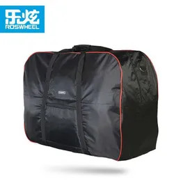 Panniers Bags ROSWHEEL Bicycle Storage Bag 14-20 Inch Folding Bike Loading 420D Pannier Shoulder Hand Carry Luggage Handlebar Seatpost Mount 0201