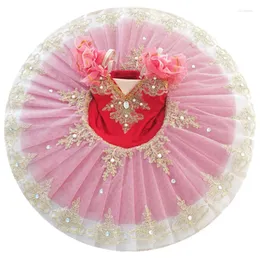 Stage Wear Costumes De Danse Tutu Pour Enfants Et Adultes Robe Ballet Professionnelle Couleur Blanc Rouge Rose 2023