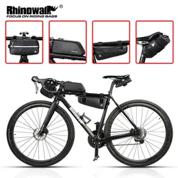 Панниер Rhinowalk Велосипедные велосипедные набор портативного велосипедного велосипеда S -руль S MTB рама верхняя трубка с седлом хвост пакеты для инструмента 0201