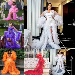 Damen-Nachtwäsche, sexy Umstands-Bademantel, bodenlang, langärmelig, Blumen-Pyjama für Po-Shooting-Kleid, Party, Hochzeit, schwangere Frauen-Nachthemden