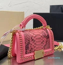 chan nel bag crossbody bags luxurys handbags purses designer woman handbag women luxury chain shoulder bag new fashion Stone pattern cross body womens 85