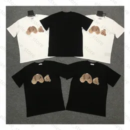 2021 メンズレディースパームデザイナー天使 Tシャツ男性のパームトップス高級文字刺繍 Tシャツ服ショートエンジェルスリーブ Tシャツ夏のファッション