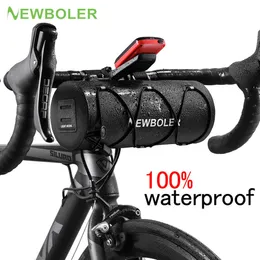 PANNIERS NEWBOLER HANDERBAR 자전거 S 프레임 패니어 다기능 휴대용 어깨 방수 백 자전거 액세서리 0201