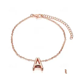 Charmarmband armband br￶llop o￤ndlighet rose 18k guld armband lyckliga droppleverans smycken dhwf6