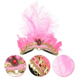 Bandanas Headbandwomenflapper Carnival 1920 -х годов головной убор Hair Hairoween Band Headsece Cosplay Headwear Caribbean Showgirl Headsders Грильс