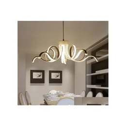 L￢mpadas pendentes de lustres modernos lideram Lustres White lamparas de techon luminaria luz Avize for Restaurant Cafe Dinning Room Industri Dhdp5