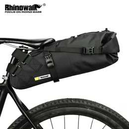 Panniers S Rhinowalk Bike Saddle Waterfoof 10L 13L Bicycle Reflective Big Capipities Foldable Tail Rear BagサイクリングMTBトランクパニエ0201