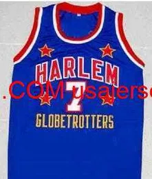 Benutzerdefinierte Männer Jugend Frauen Vintage „TOO TALL“ HALL HARLEM GLOBETROTTERS Basketball Jersey Größe S-4XL 5XL jeder Name Nummer Jersey