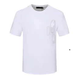 2023 Hohe Herren-T-Shirts Medusa-Stickerei Herren-T-Shirts V-Buchstabe Tide Markenlogo Frühling/Sommer Kurzarm-T-Shirt aus reiner Baumwolle für Männer und Frauen mit dem