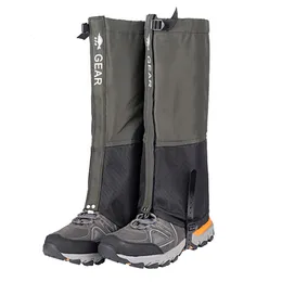Gaiters açık seyahat bacak ısıtıcıları yürüyüş bacağı yürüyüşçü su geçirmez legging ayakkabıları avlanma kampı kış turist kar ayağı kapağı 230203