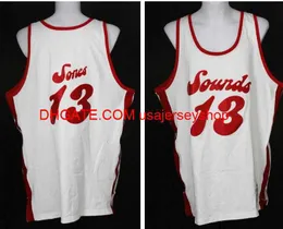 Collis Jones 1974-75 ms sesler kolej basketbol forması boyutu S-4xl 5xl Özel Özel İsim Numarası Jersey