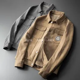 2023 Yeni Stil Erkekler ve Kadınlar Hafif Lüks Rahat Elastik Süet Ceket Sıcak Parka Moda Açık Moda Yakası Sıradan Ceket Düz Renk Ceket