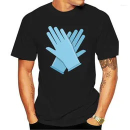 Männer T-shirts 2023 Mode Baumwolle T-shirt Design Gummi Handschuhe Für Männer Fitness S Armee Grün Kleidung Plus Größe S-5XL camisetas