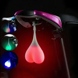 Luzes LED LED TALL LUGTH SILICONE SHAPE DE CORAÇÃO DA BILHA MTB BIKURA NOITE TRASEIRA NOITE SEGURO AVISO ALTRAMENTO DE Lâmpadas de bicicleta 0202