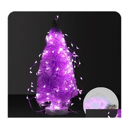 Stringhe a LED S￬ String Animal irregar RGB Figura Cartoon Snowmen Flash Tree Egg Holiday Fairy Fruit Acqua Drop Drop Solar de Dhfnr